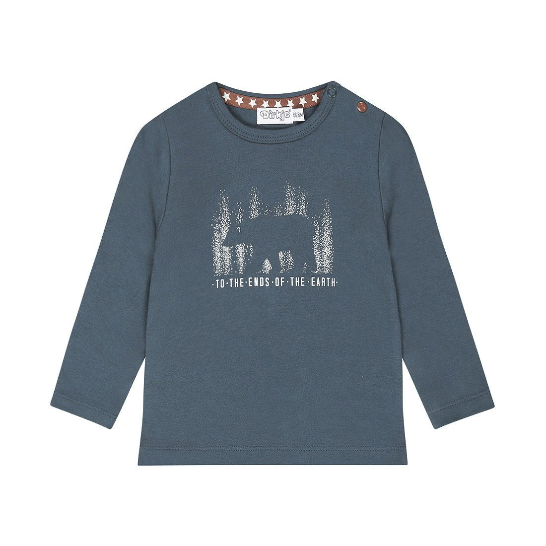 Playera con dibujo de oso - Kool KidsDIRKJEKool KidsQ52574Playera con dibujo de oso3 mesesPetrol